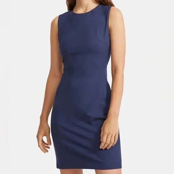 Theory | Dresses | Theory Eano Sea Blue Dress | Poshmark